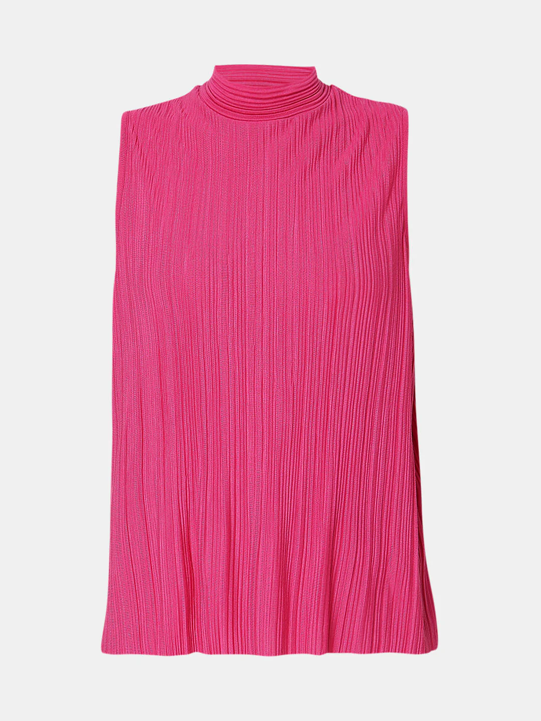 Fuchsia Plisse Top - Image 7