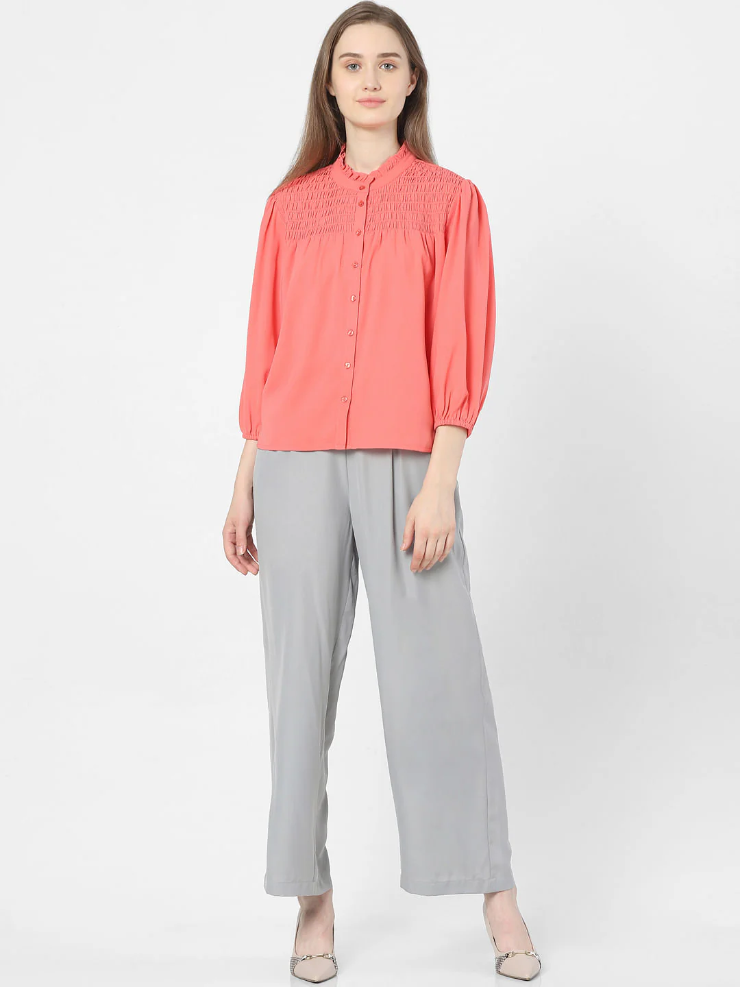 Pink High Neck Top - Image 4