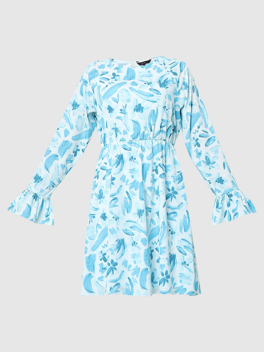 White Floral Shift Dress - Image 5