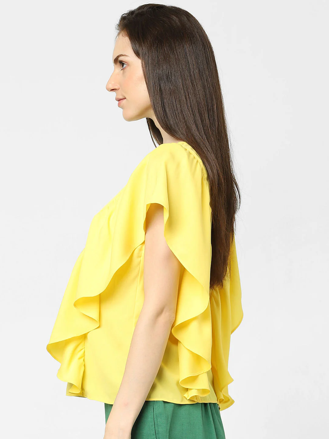 Yellow Ruffle Top - Image 2