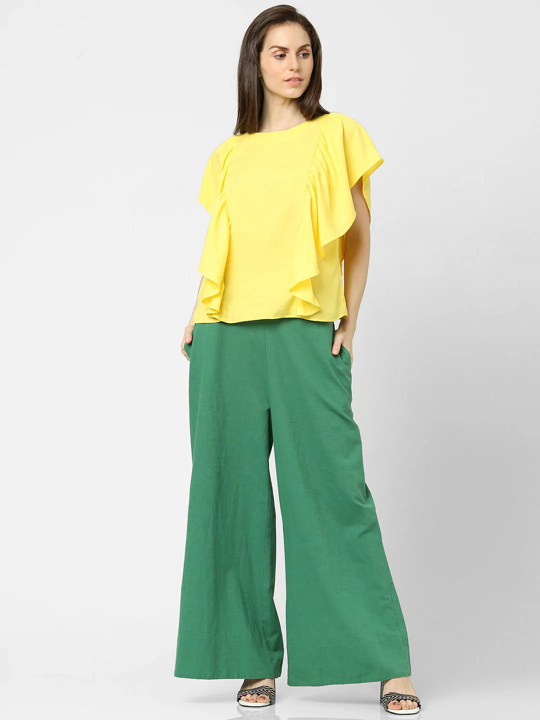 Yellow Ruffle Top - Image 4