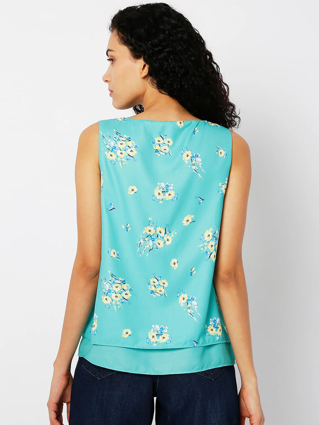 Green Floral Top - Image 3