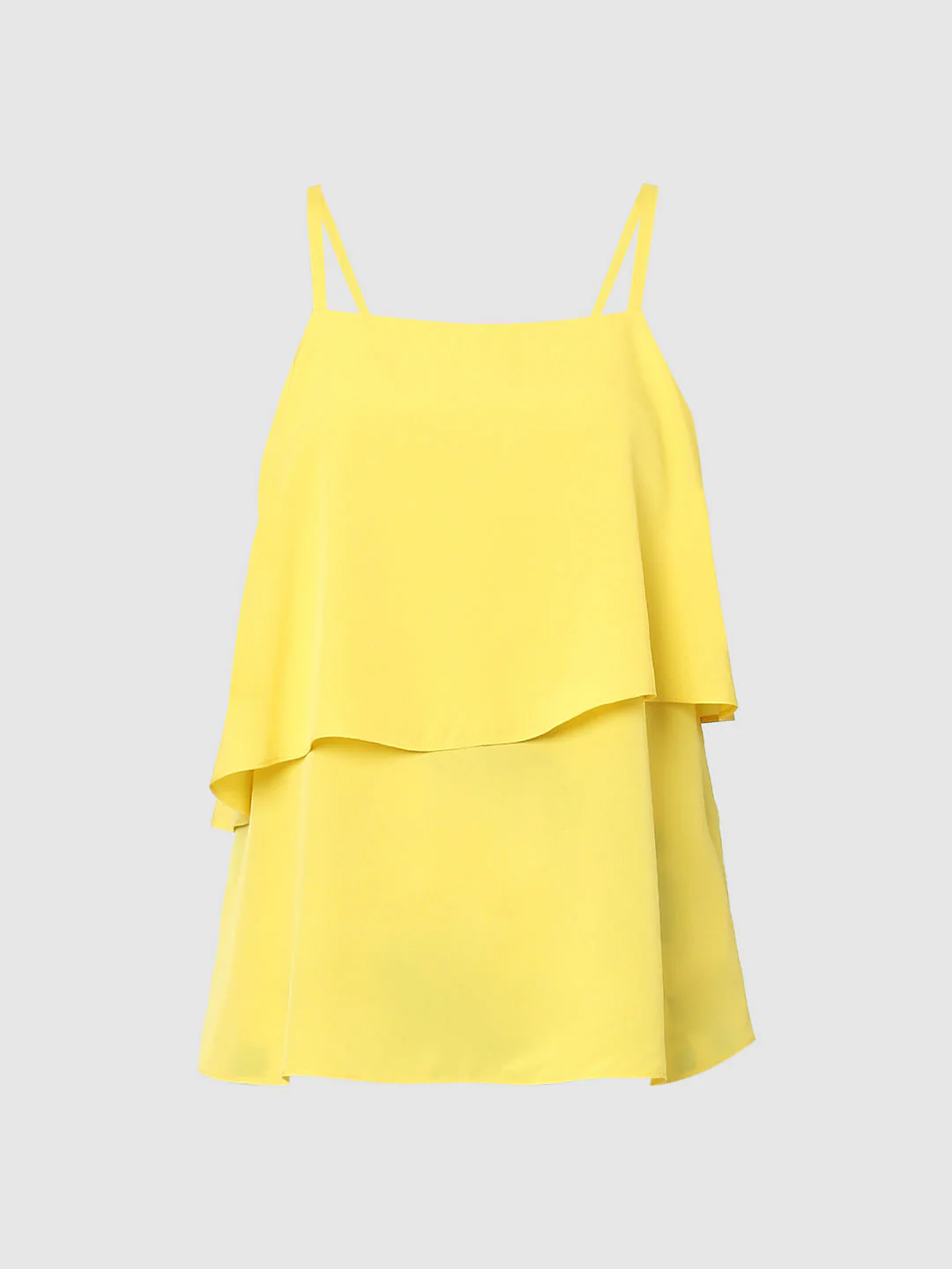 Yellow Strappy Layered Top - Image 6