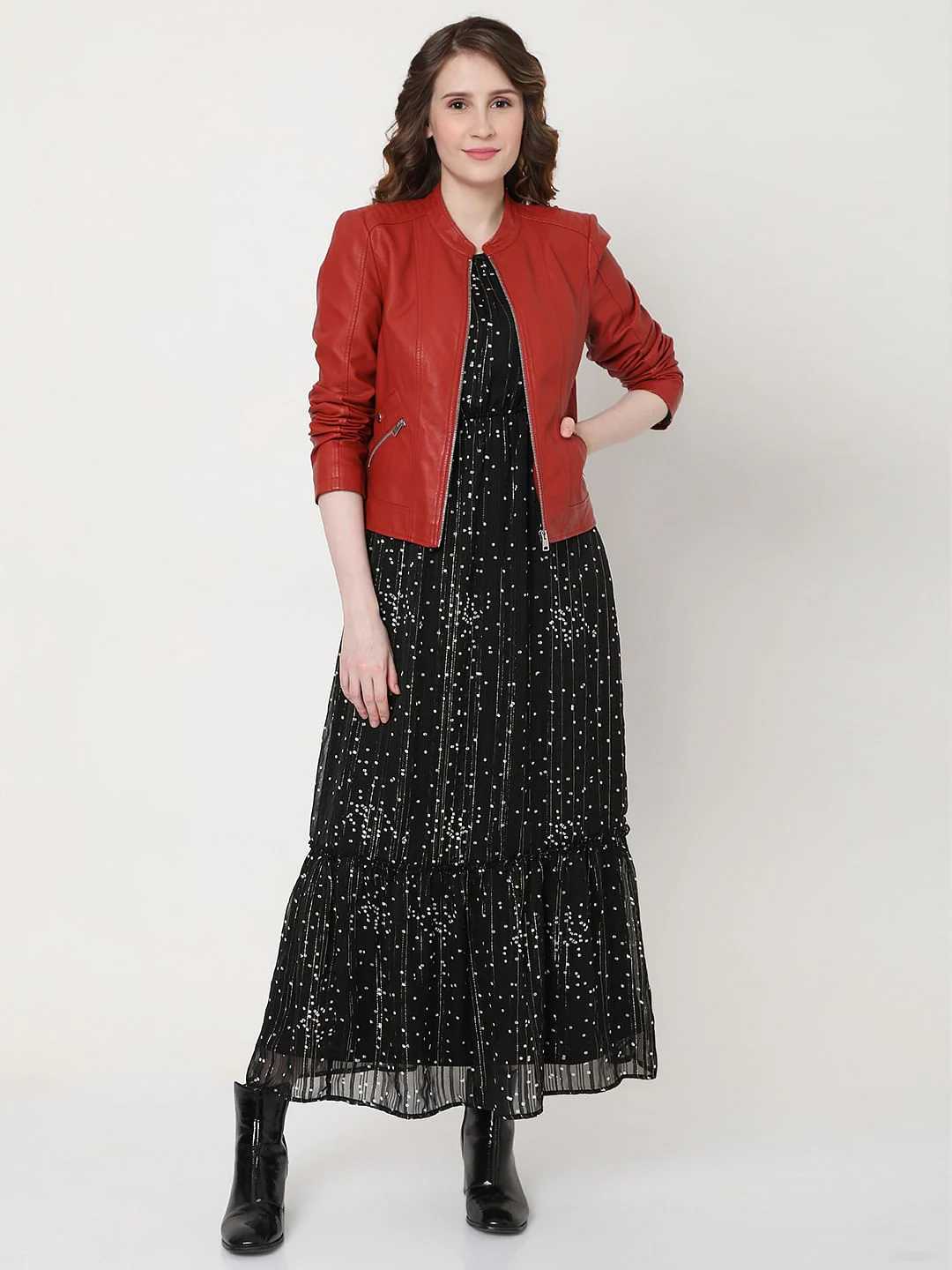 Red Biker Jacket - Image 5