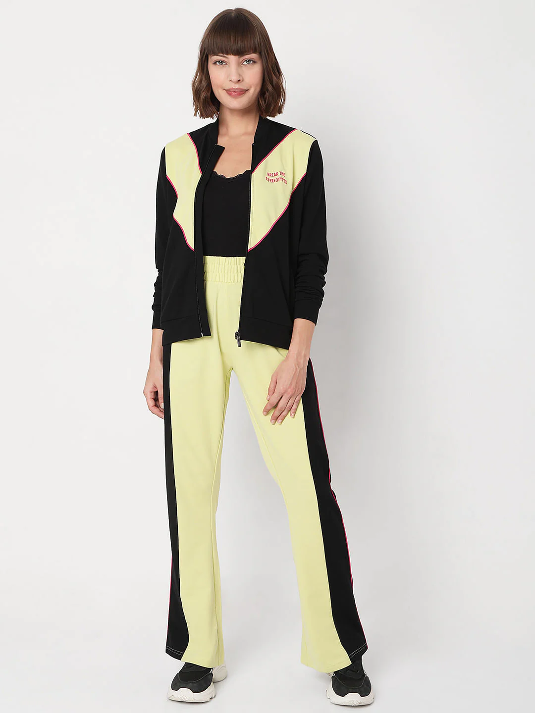 Green Colourblocked Co-Ord Sweatshirt - Image 5