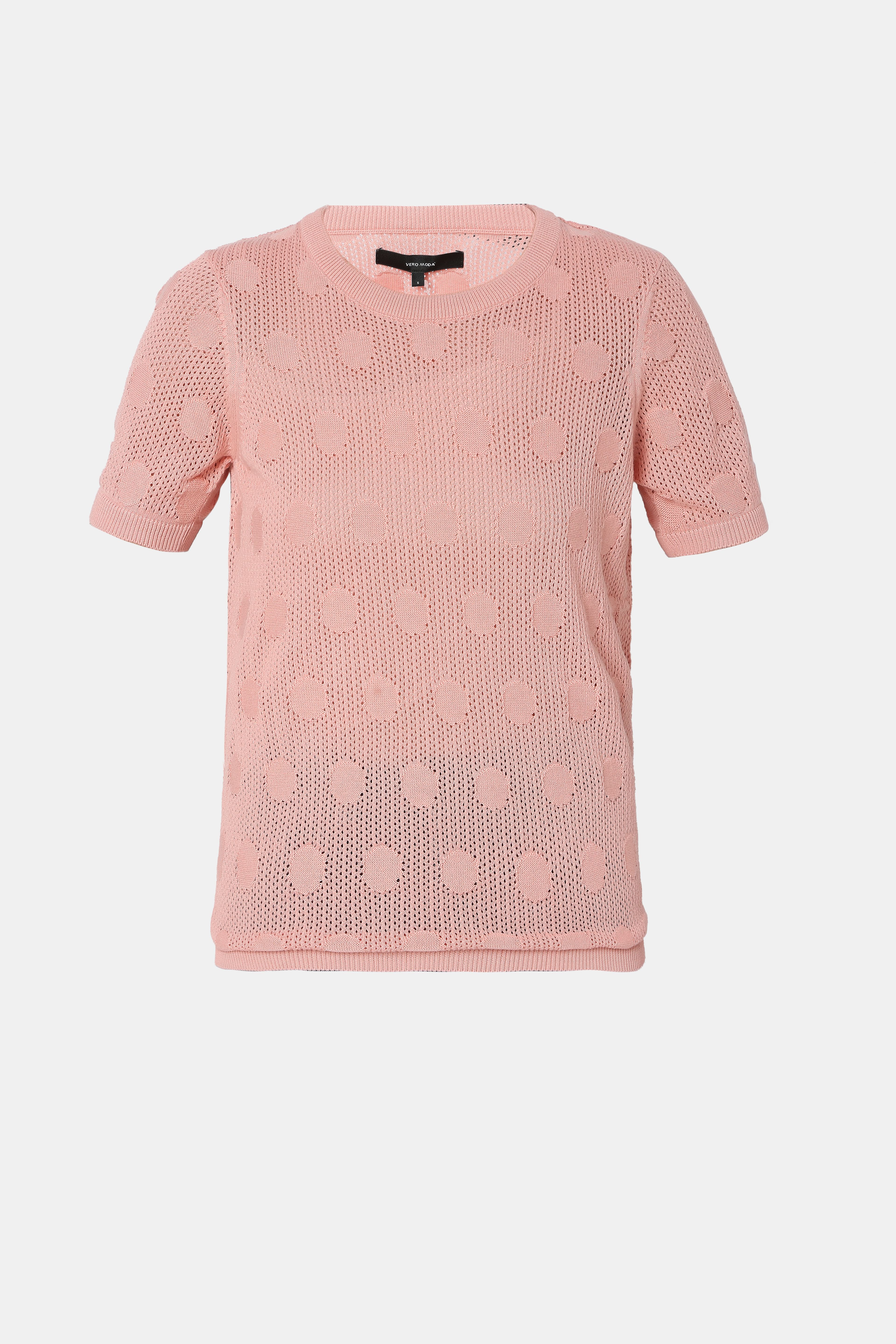 Coral Polka Dot T-Shirt - Image 7