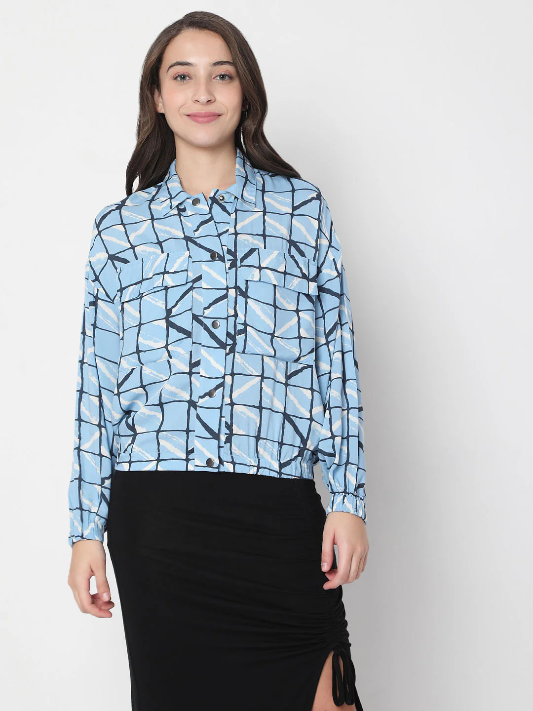 Blue Checks Shirt - Image 2