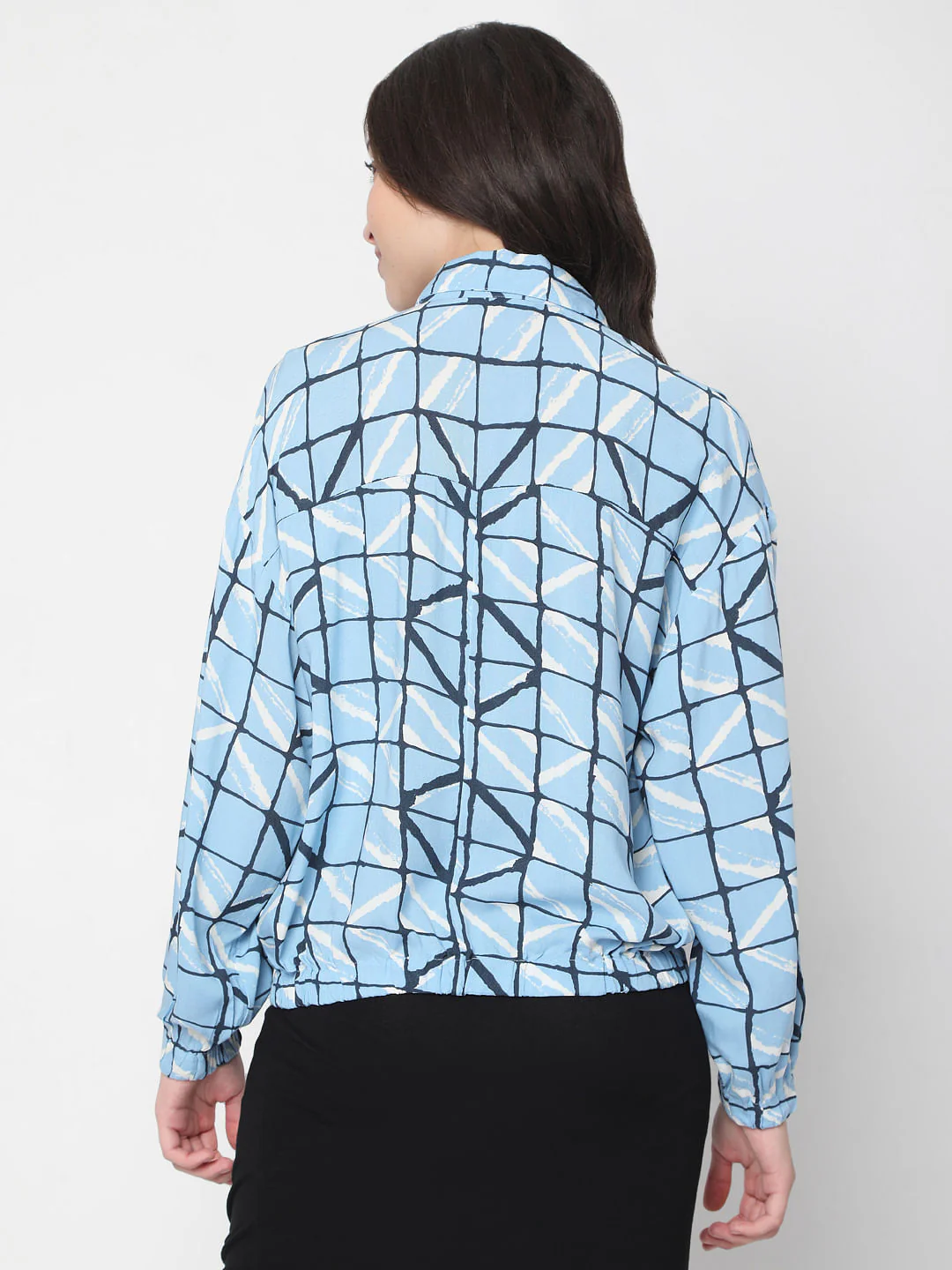 Blue Checks Shirt - Image 4