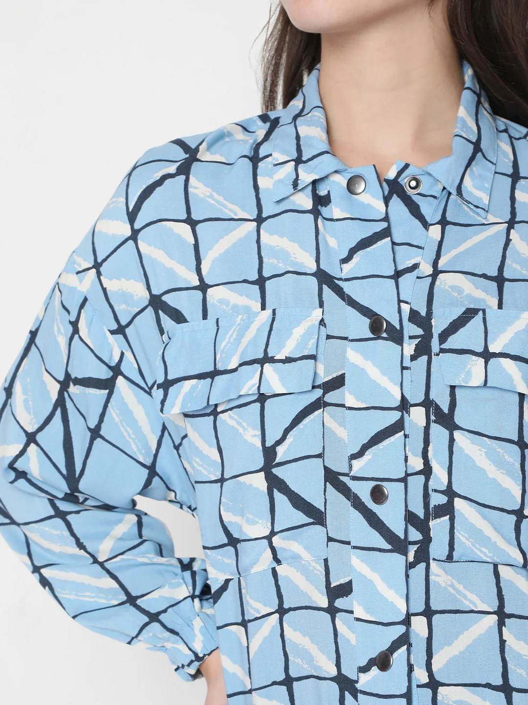 Blue Checks Shirt - Image 6