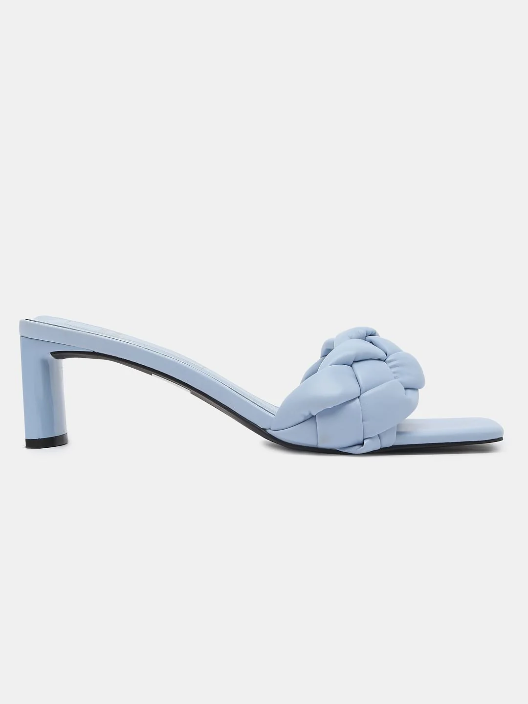 Blue Braided Block Heels - Image 3
