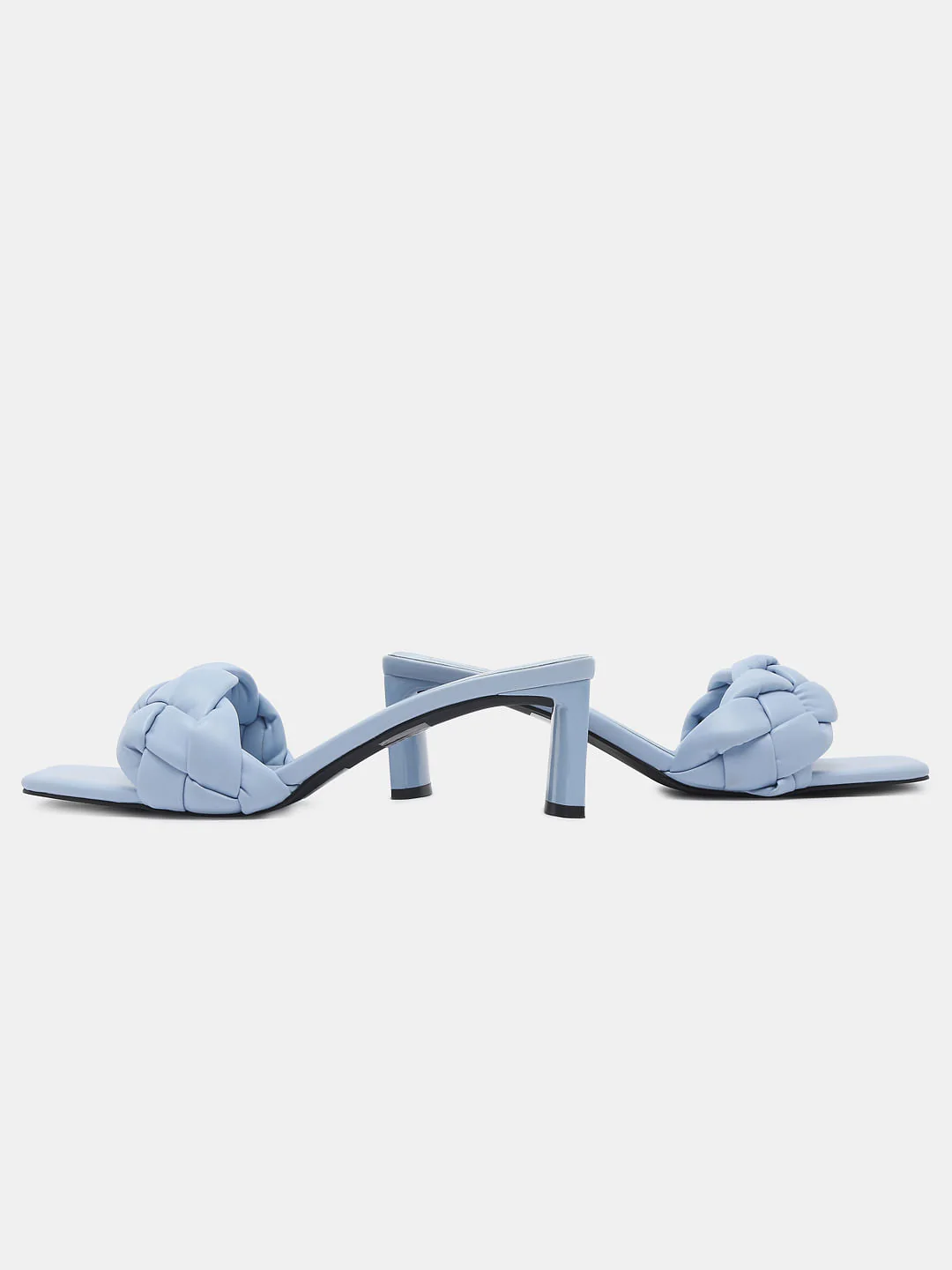 Blue Braided Block Heels - Image 5