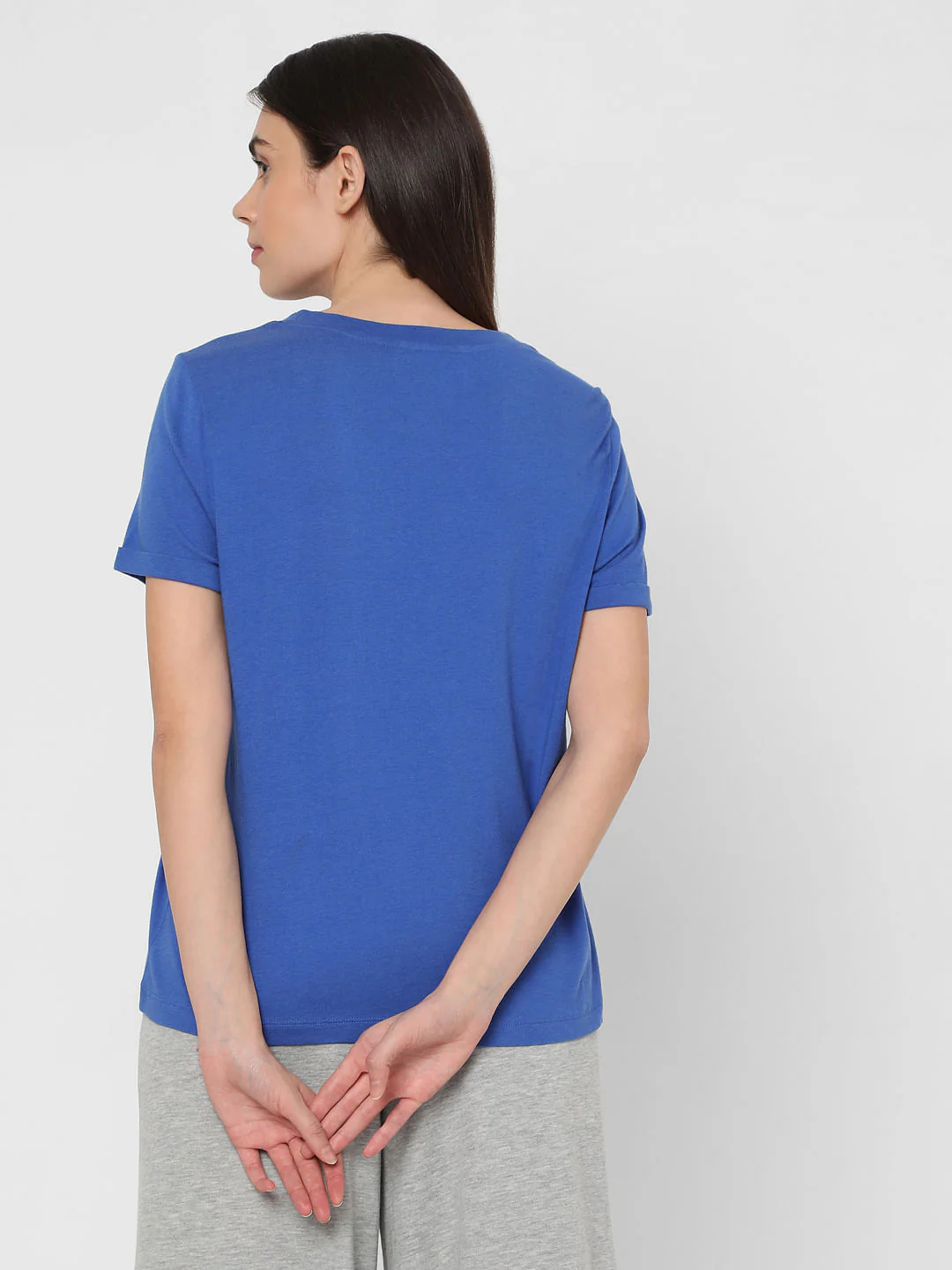 Blue Rhinestone Graphic T-Shirt - Image 3