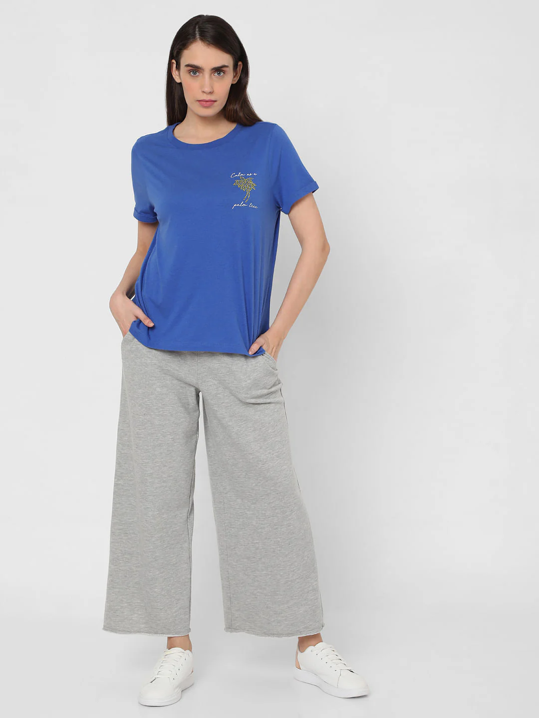 Blue Rhinestone Graphic T-Shirt - Image 4