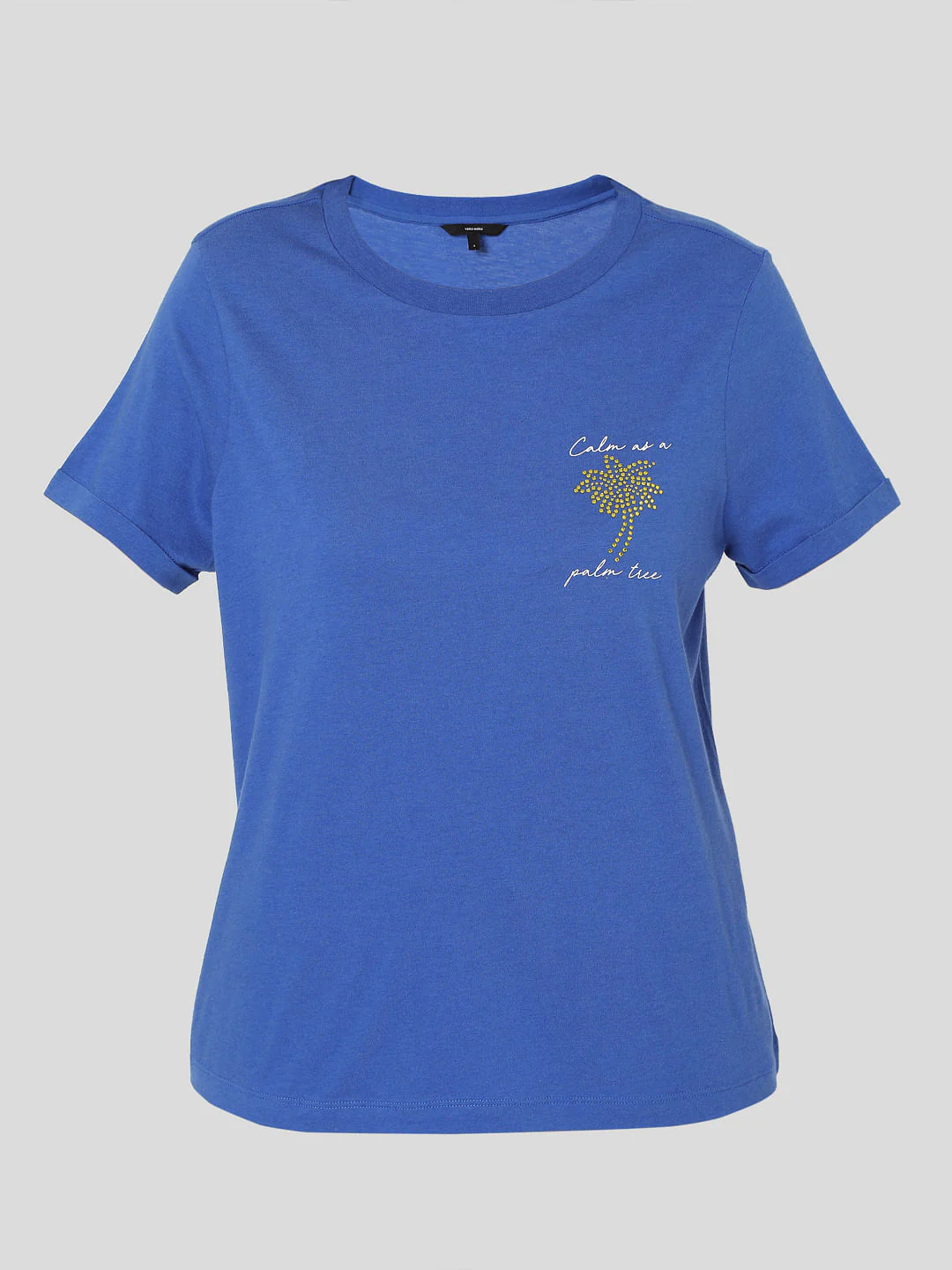 Blue Rhinestone Graphic T-Shirt - Image 6