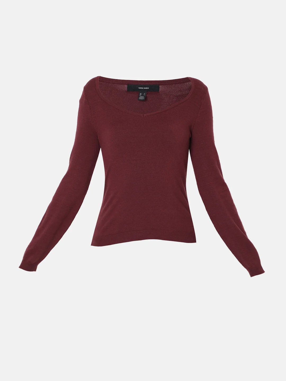 Maroon Knit Pullover - Image 7