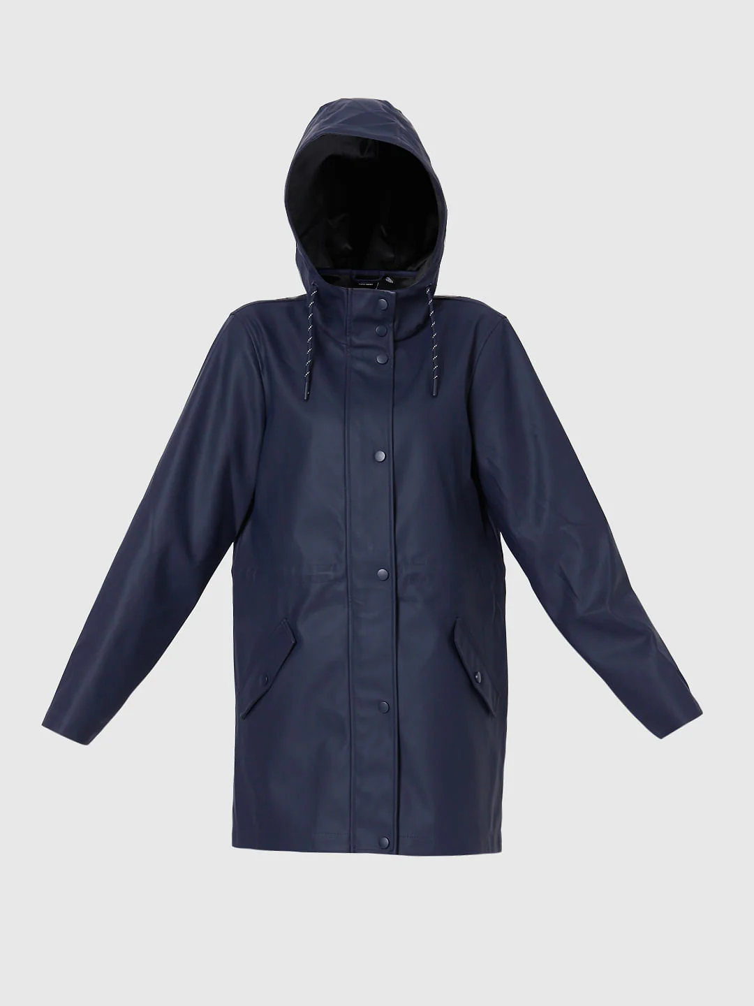 Blue Hooded Winter Jacket - Image 7