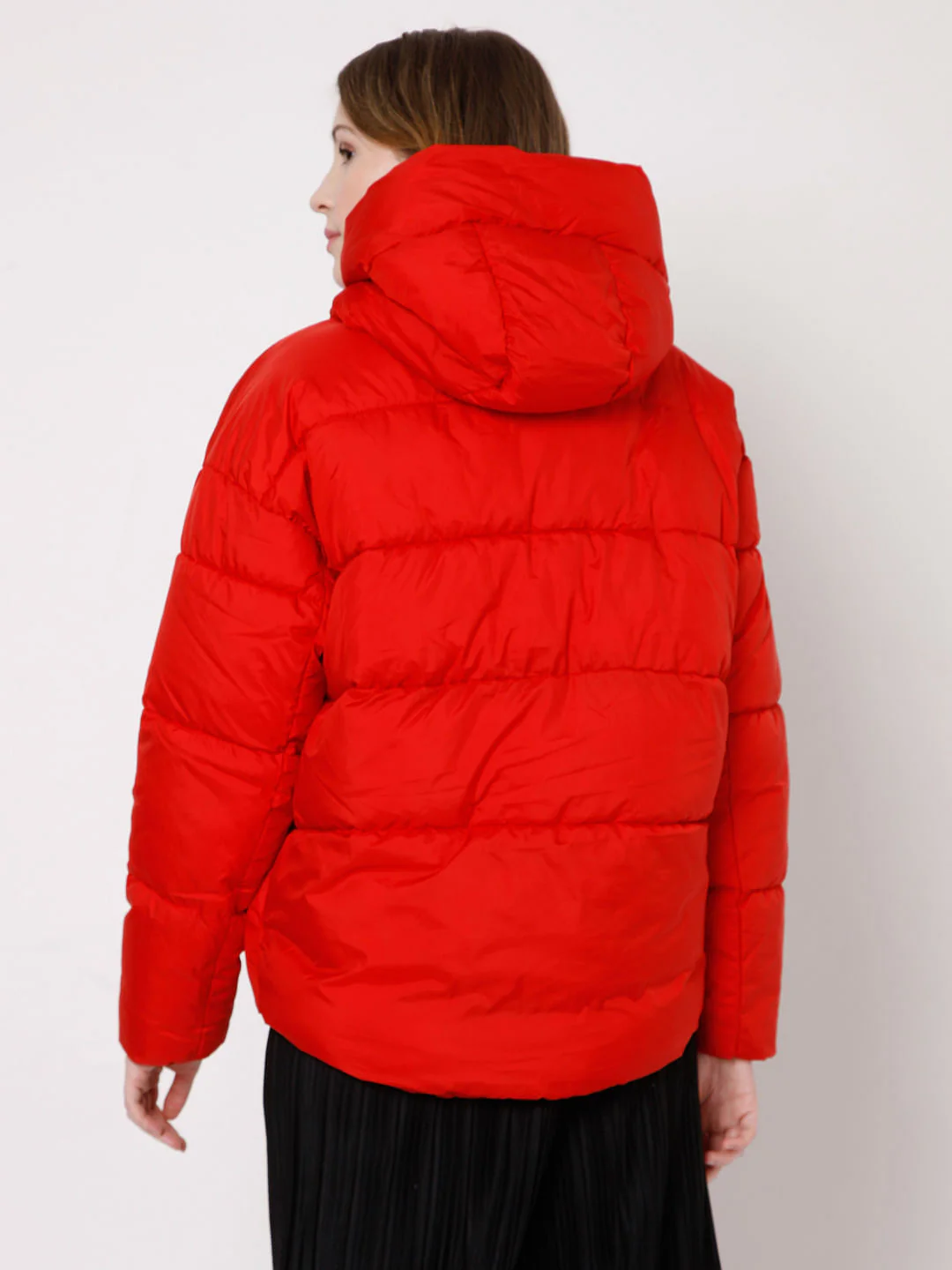 Red Padded Puffer Jacket - Image 4