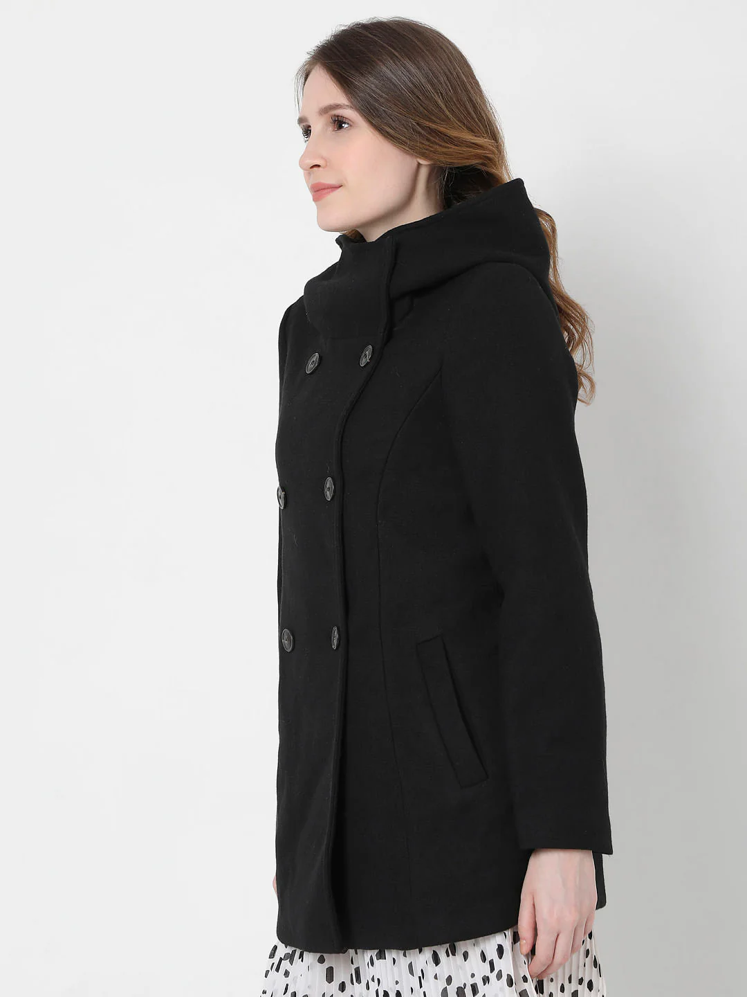 Black Double Breasted Jacket - Image 3
