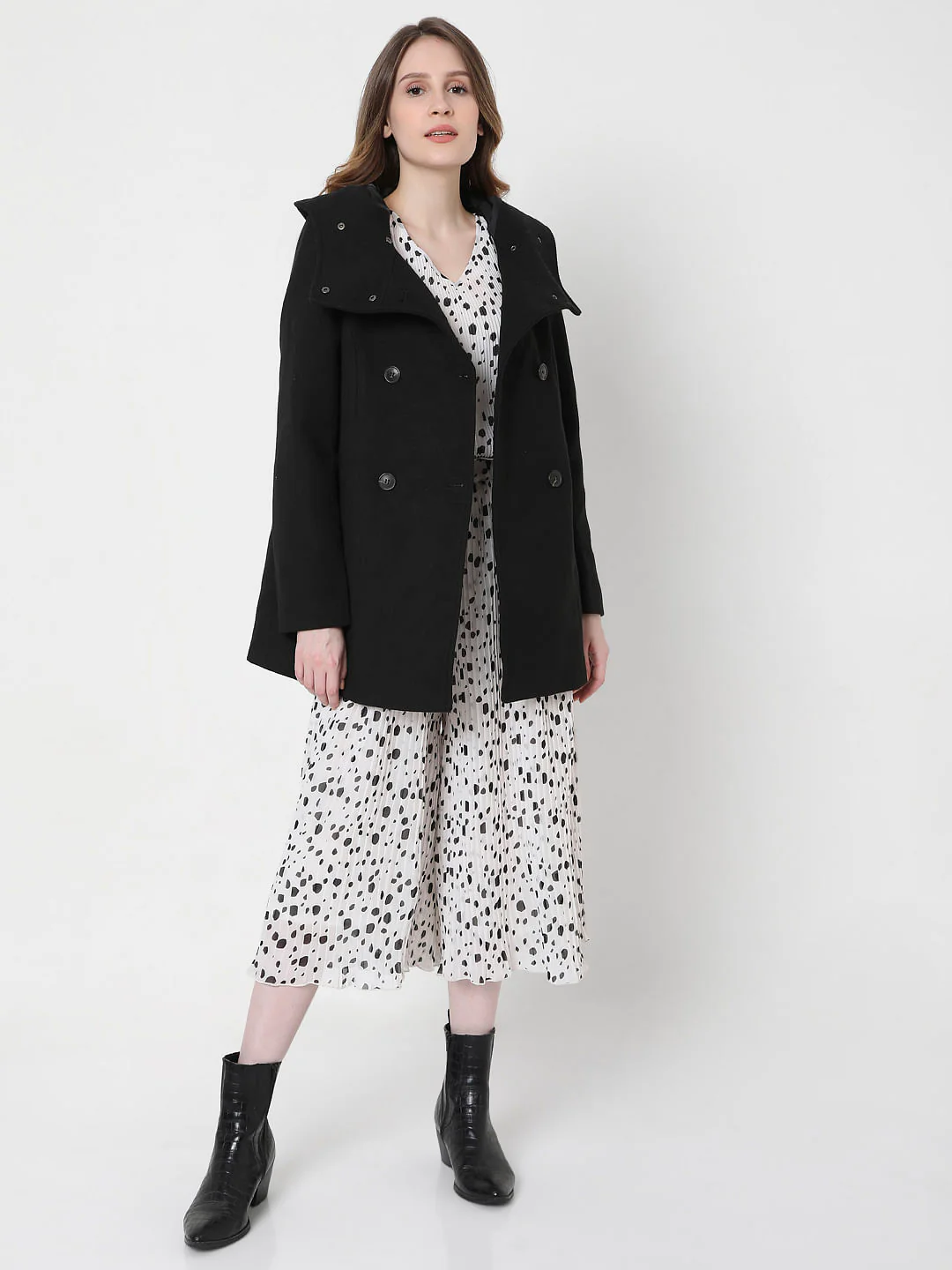 Black Double Breasted Jacket - Image 5