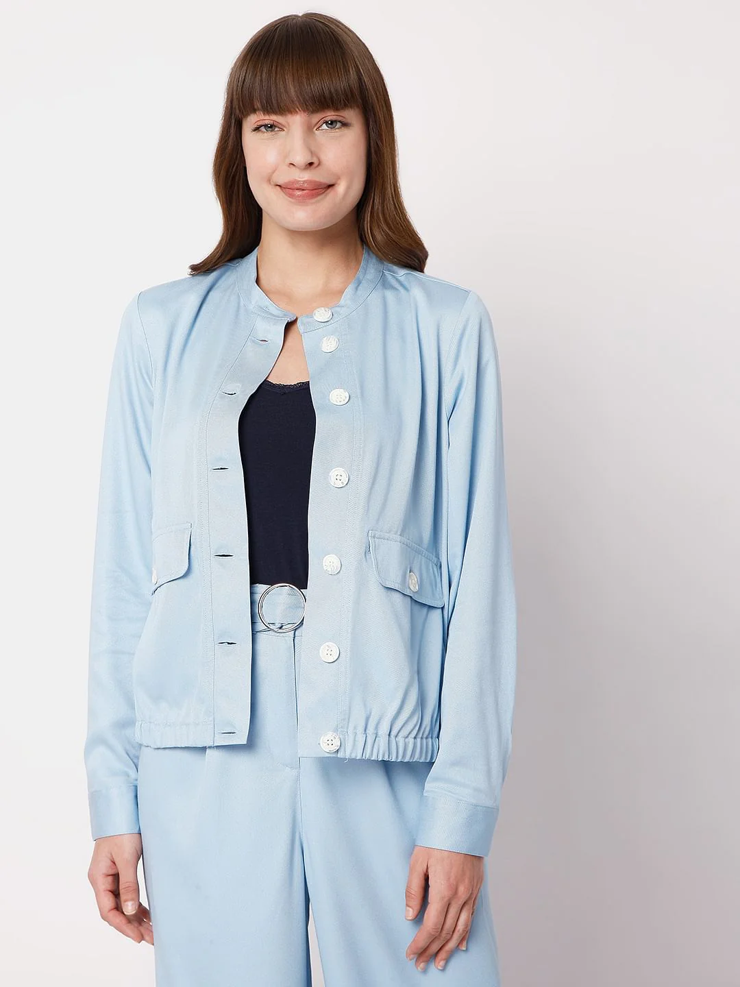 Blue Bomber Jacket - Image 2
