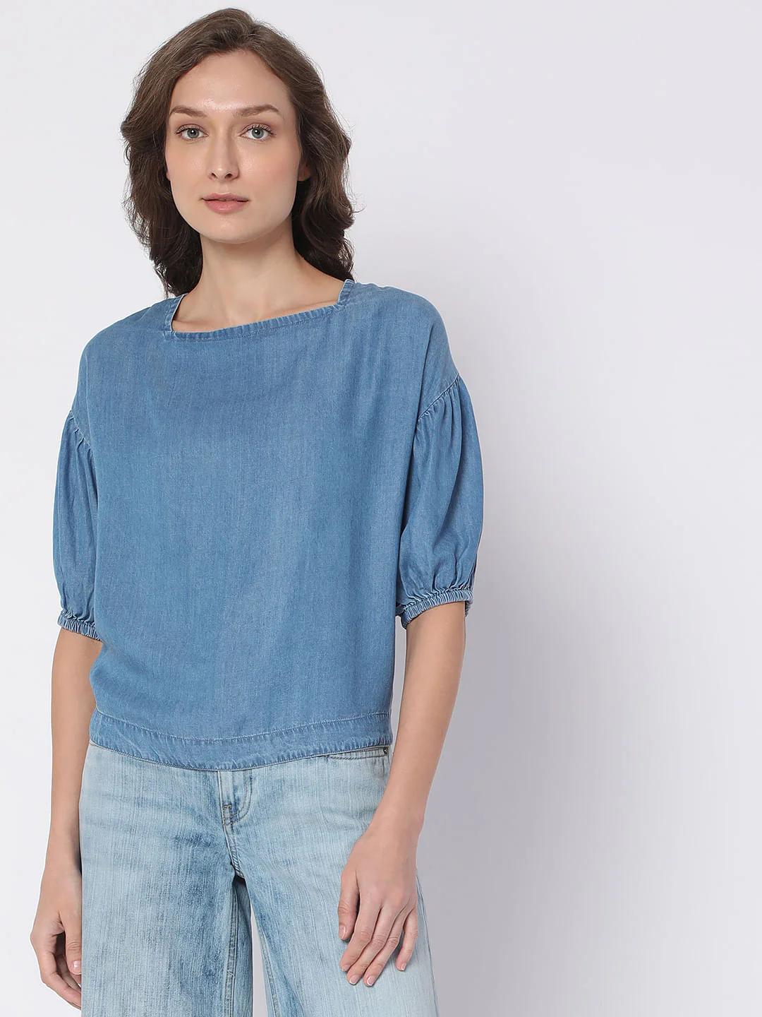 Blue Denim Top - Image 2
