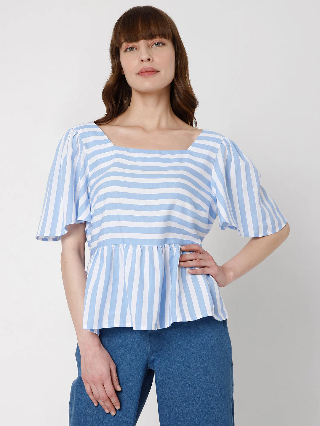 White Striped Top - Image 2