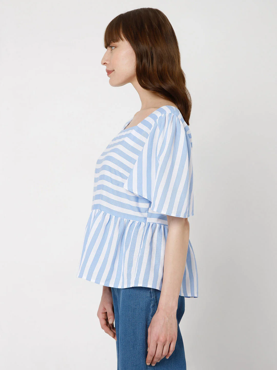 White Striped Top - Image 3