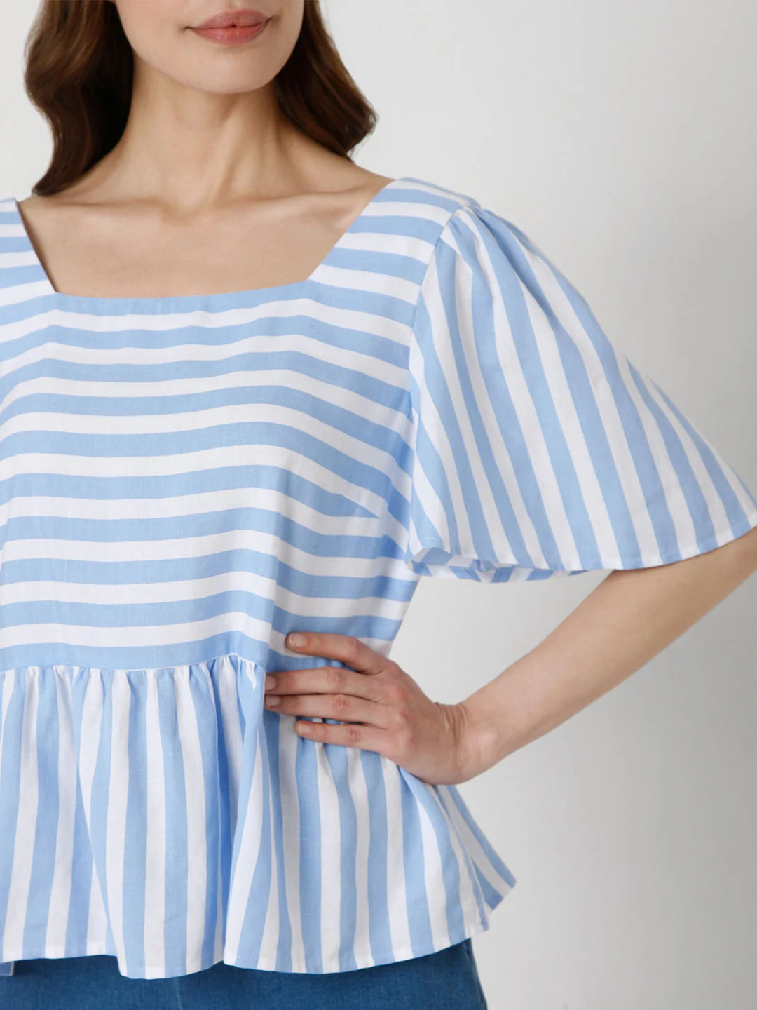 White Striped Top - Image 6