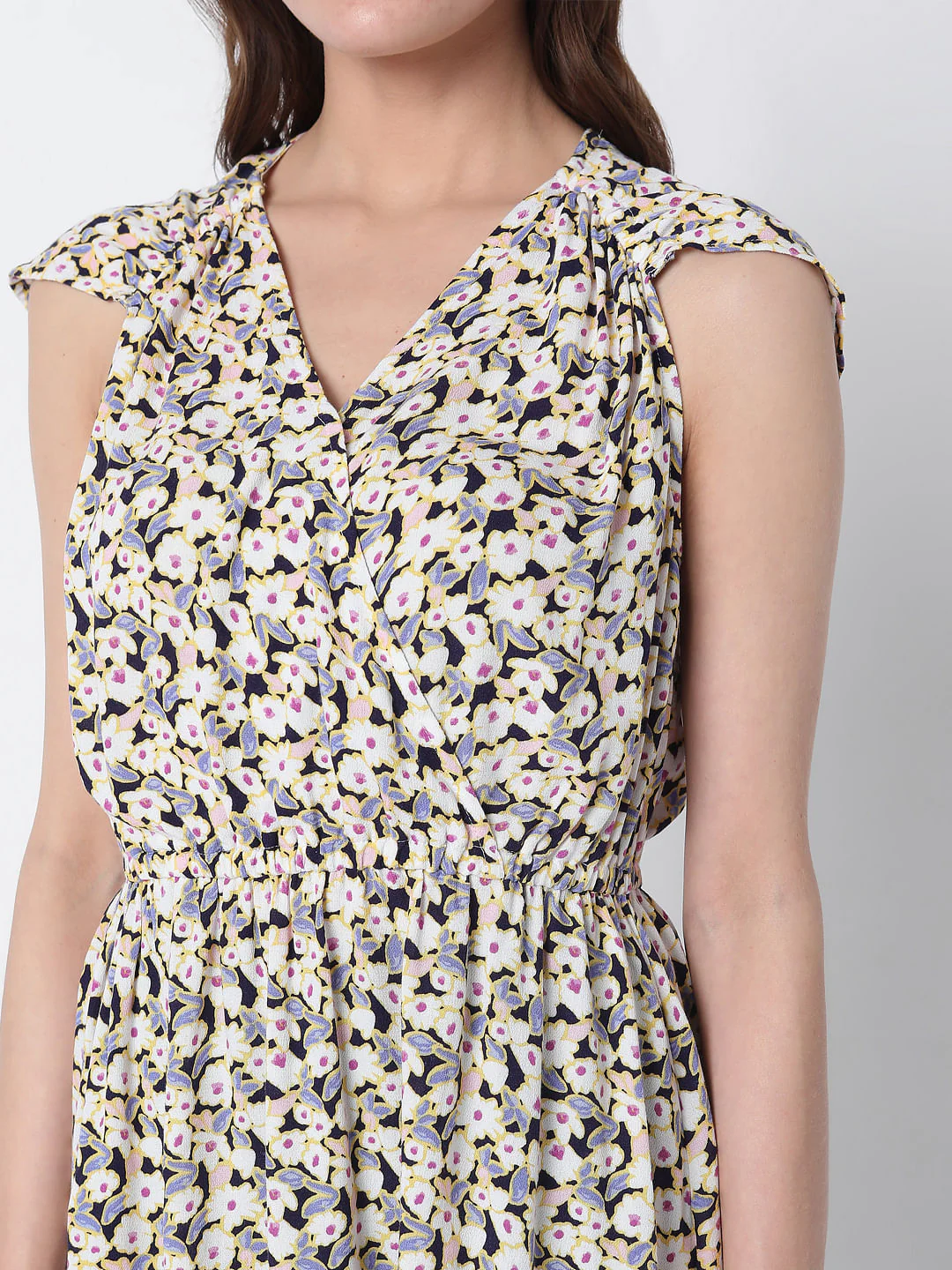 Beige Floral Top - Image 6