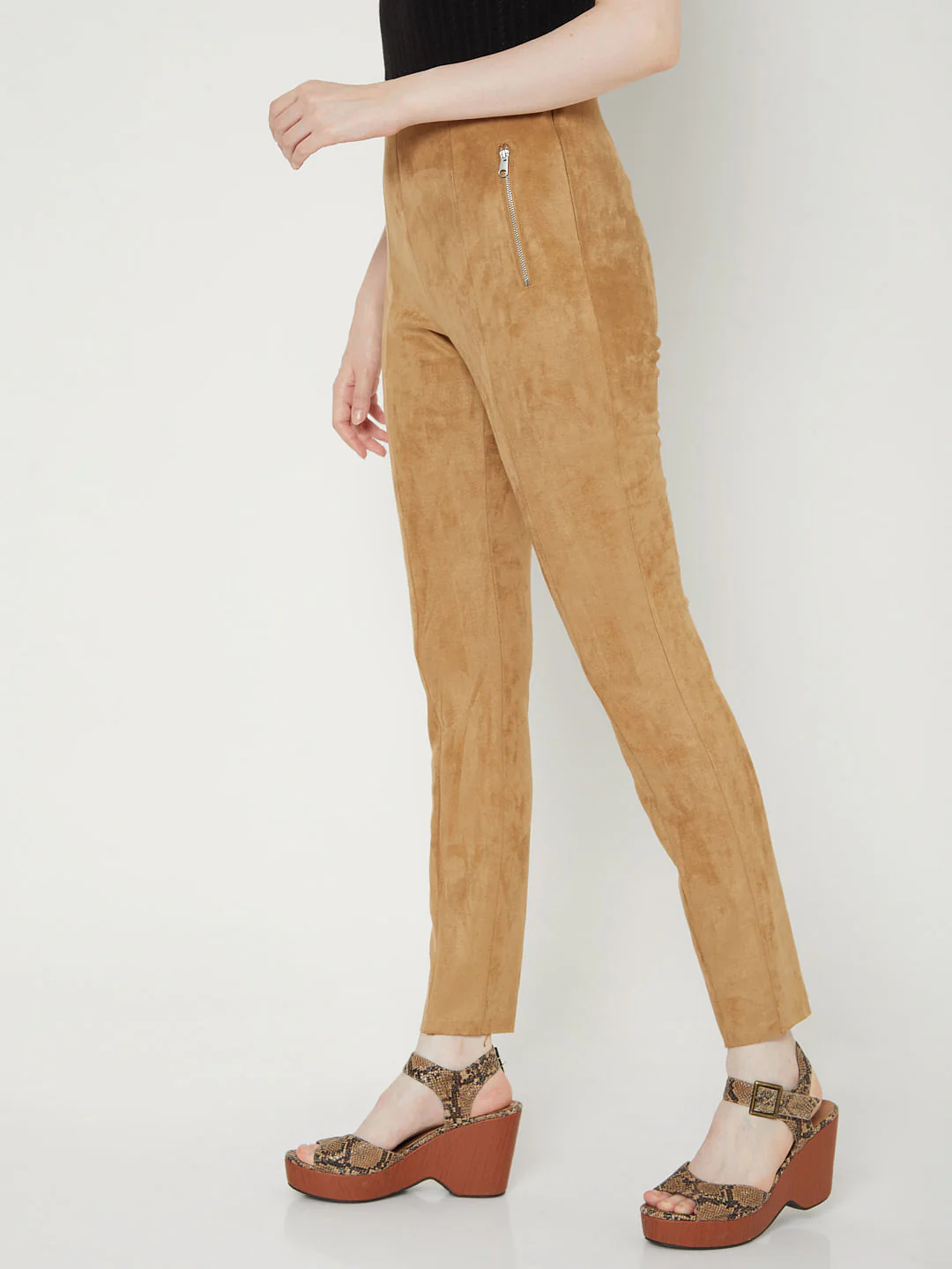 Tan Suede Pants - Image 3