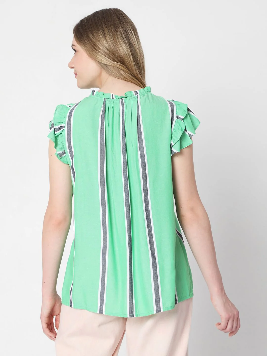 Green Striped Top - Image 4