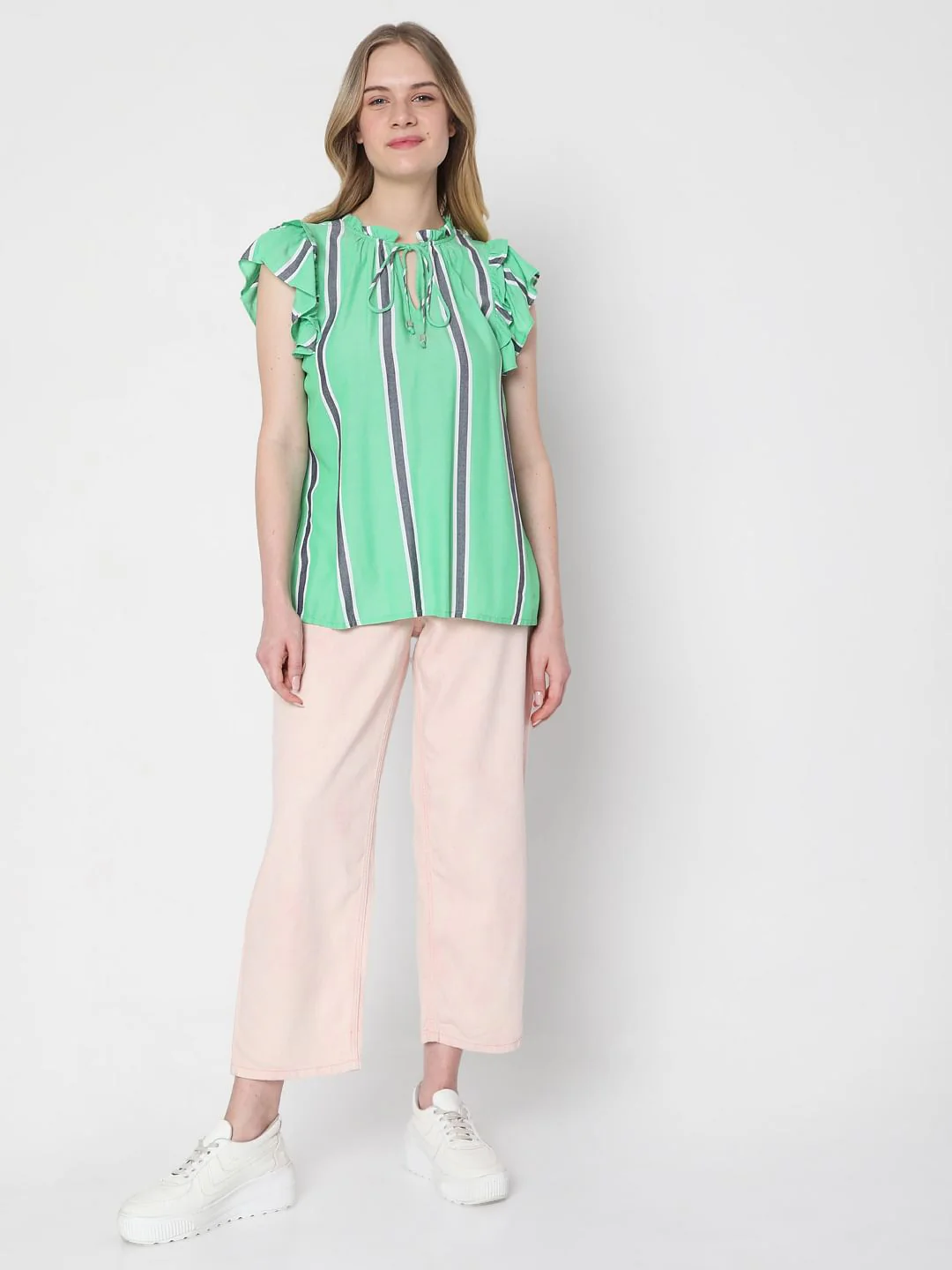 Green Striped Top - Image 5