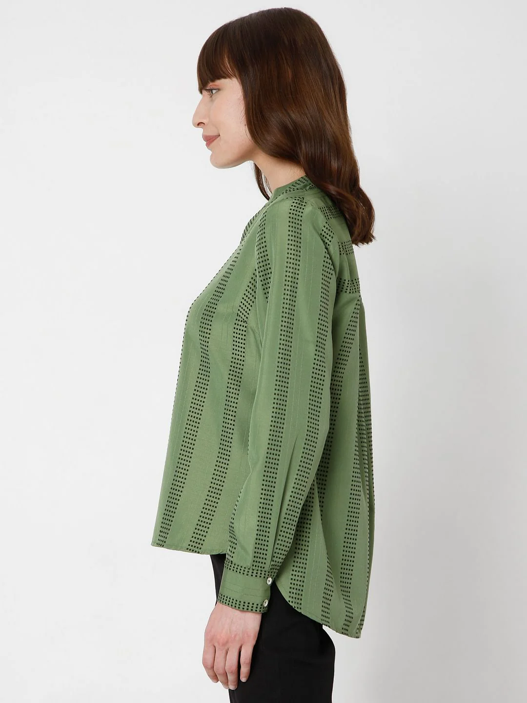 Green Striped Top - Image 3