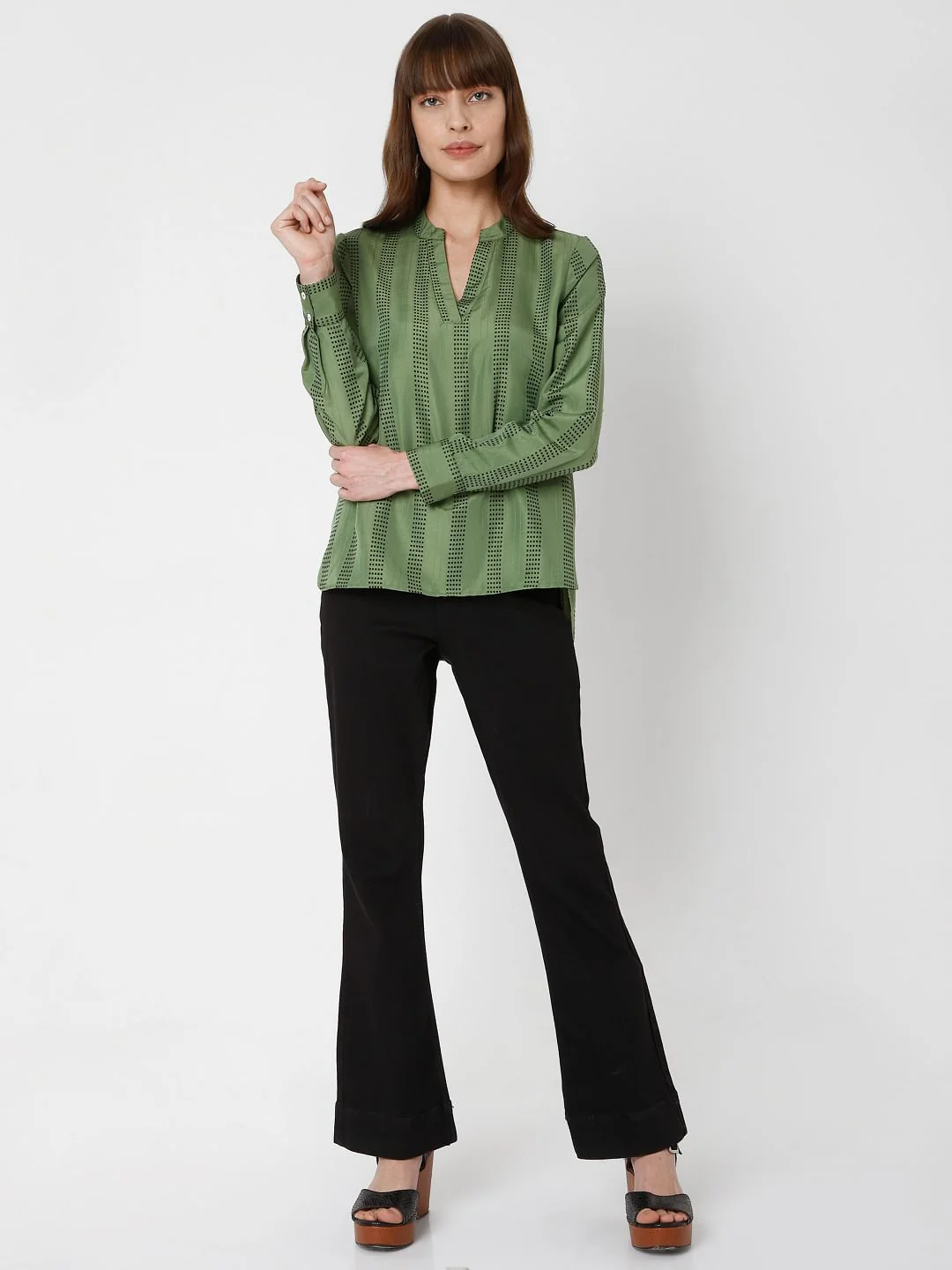 Green Striped Top - Image 5