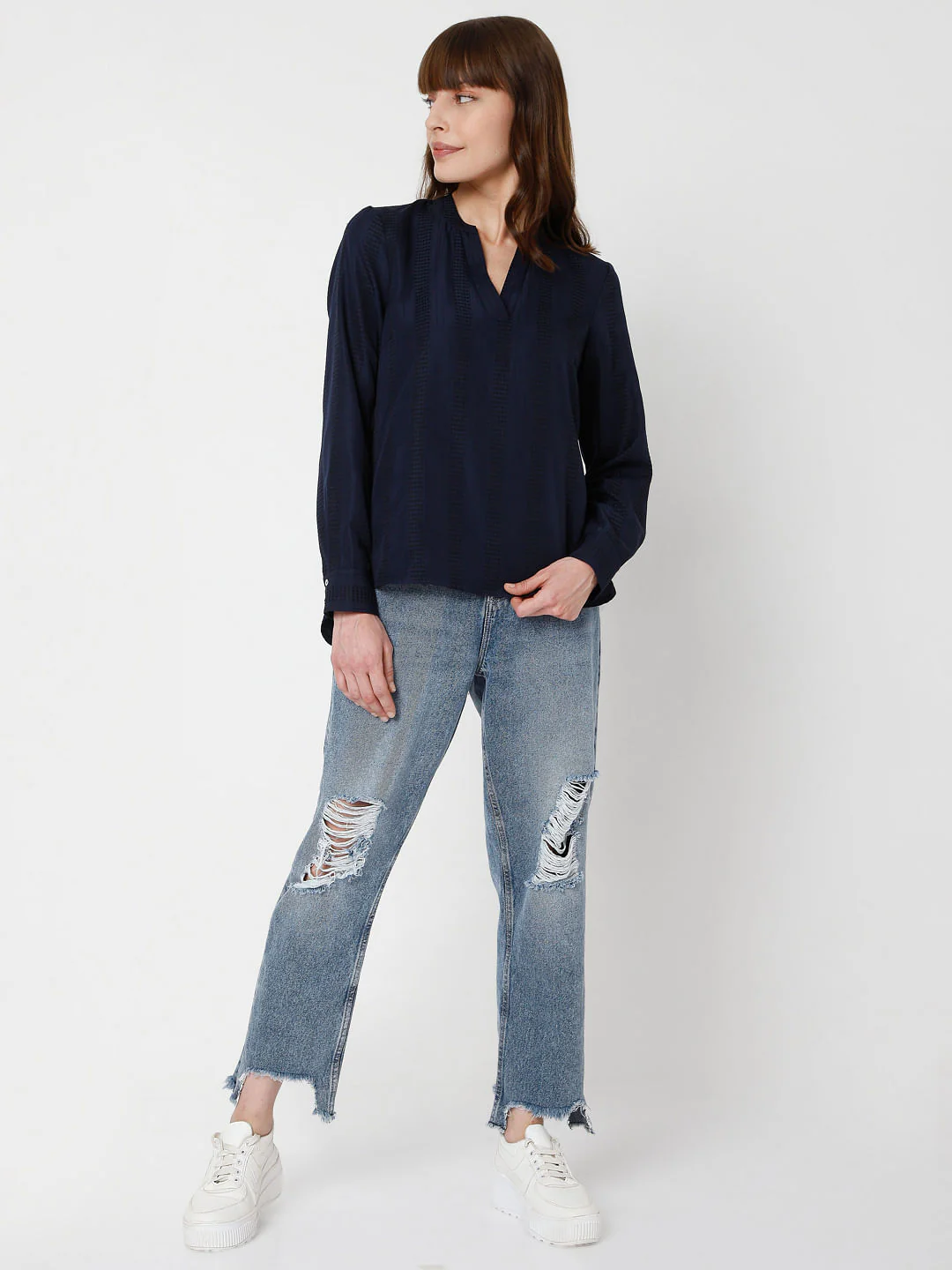 Blue Striped Top - Image 5