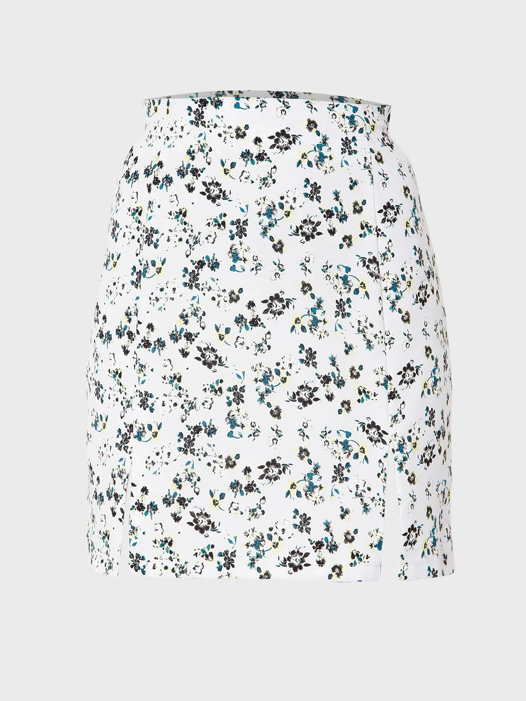 Blue Floral Co-Ord Skirt - Image 7