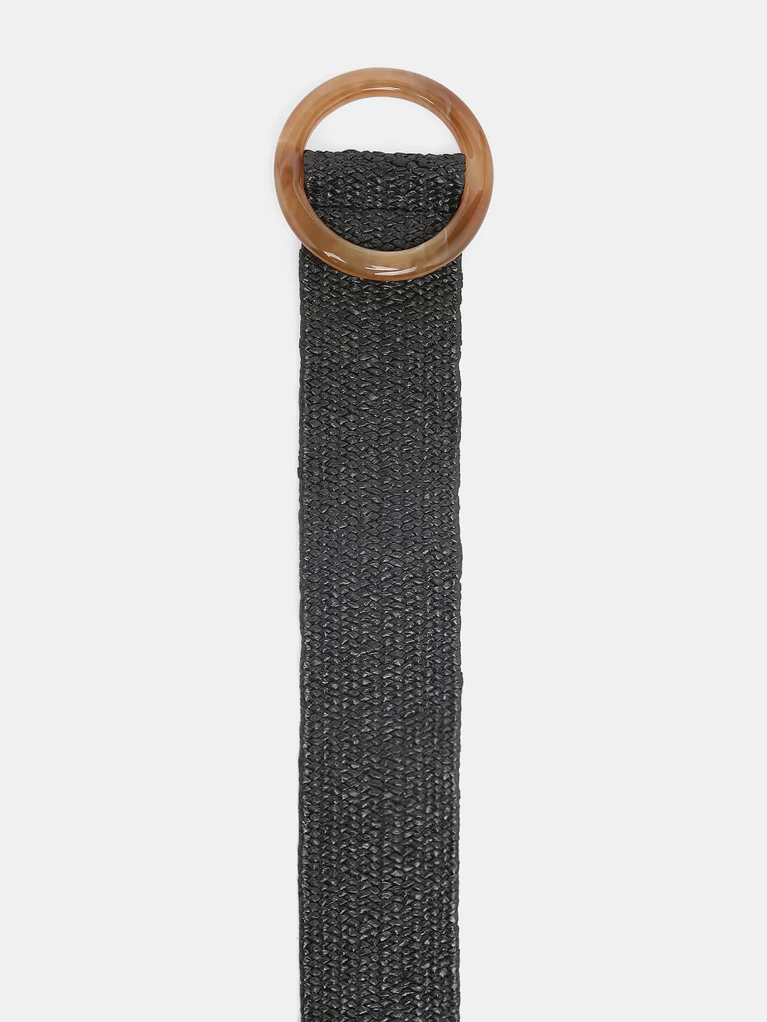 Black Woven Elasticated Belt - Image 6