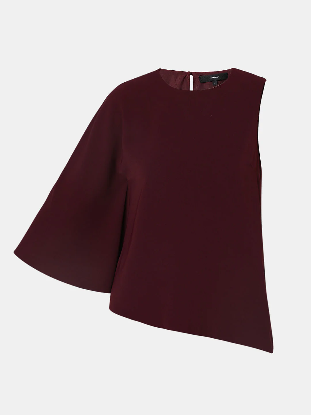 Burgundy One-Shoulder Co-Ord Set Top - Image 7