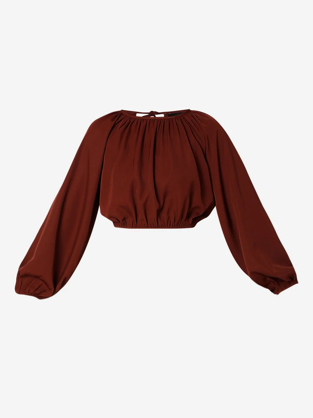 Maroon Crop Top - Image 7