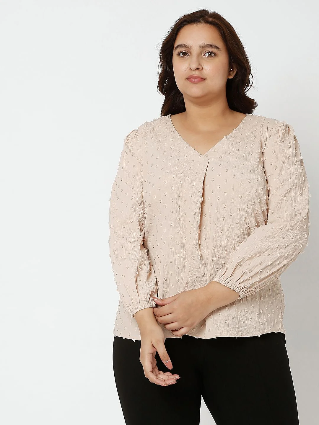Curve Beige Top - Image 2