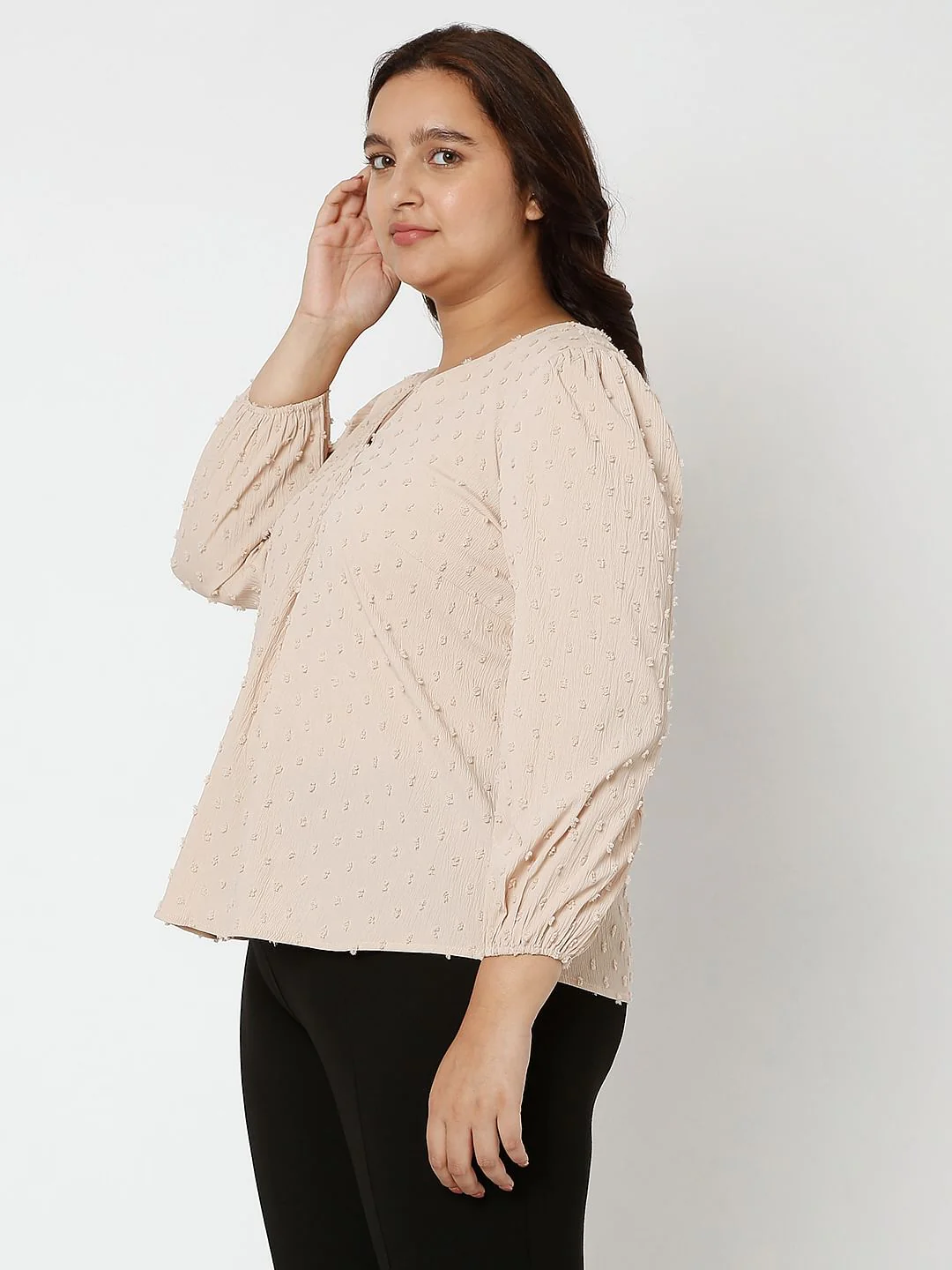 Curve Beige Top - Image 3
