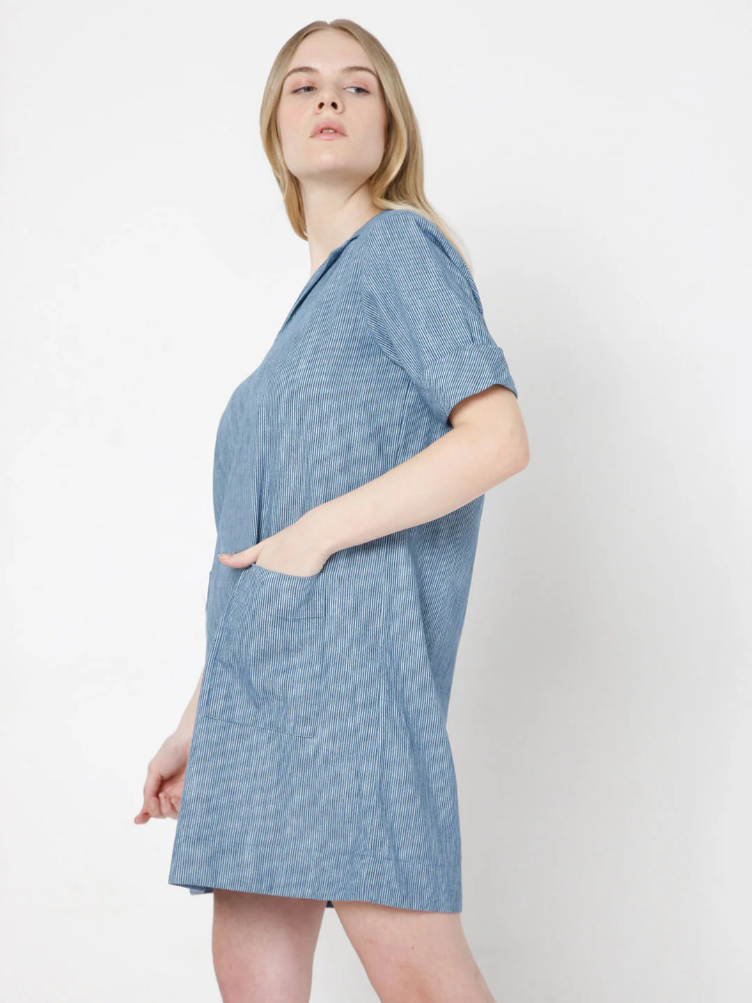 Blue Shift Dress - Image 2