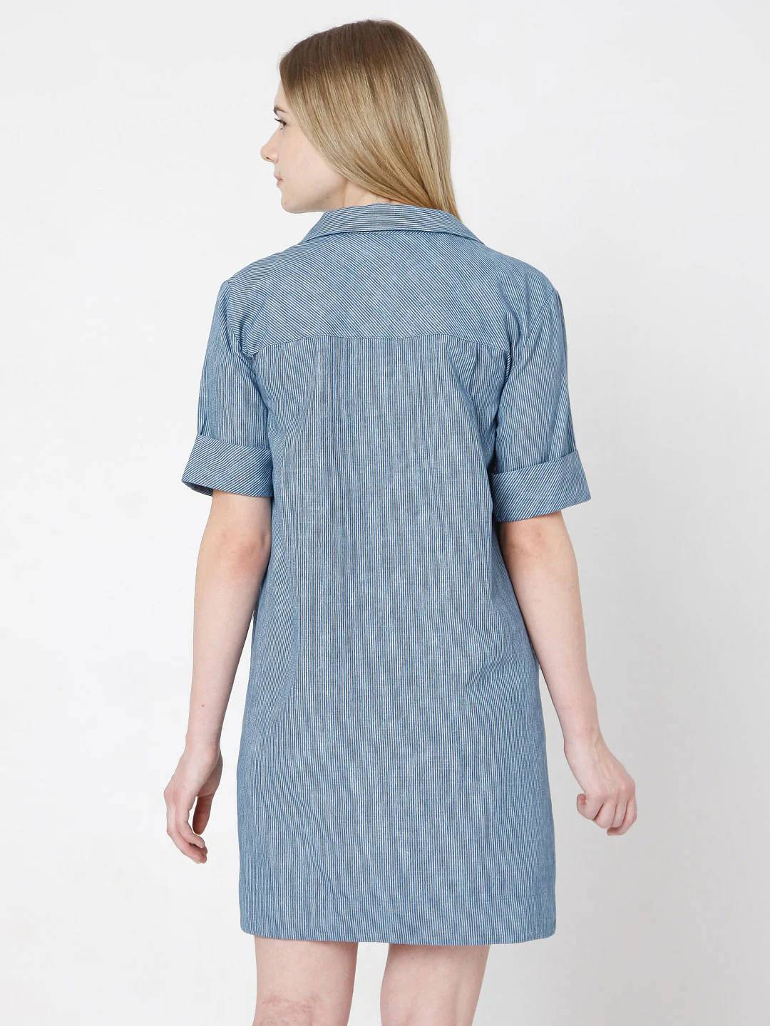 Blue Shift Dress - Image 3