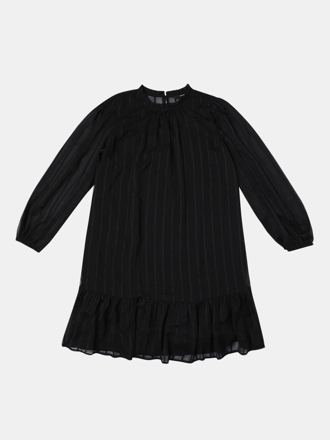 Black Striped Mini Shift Dress - Image 7