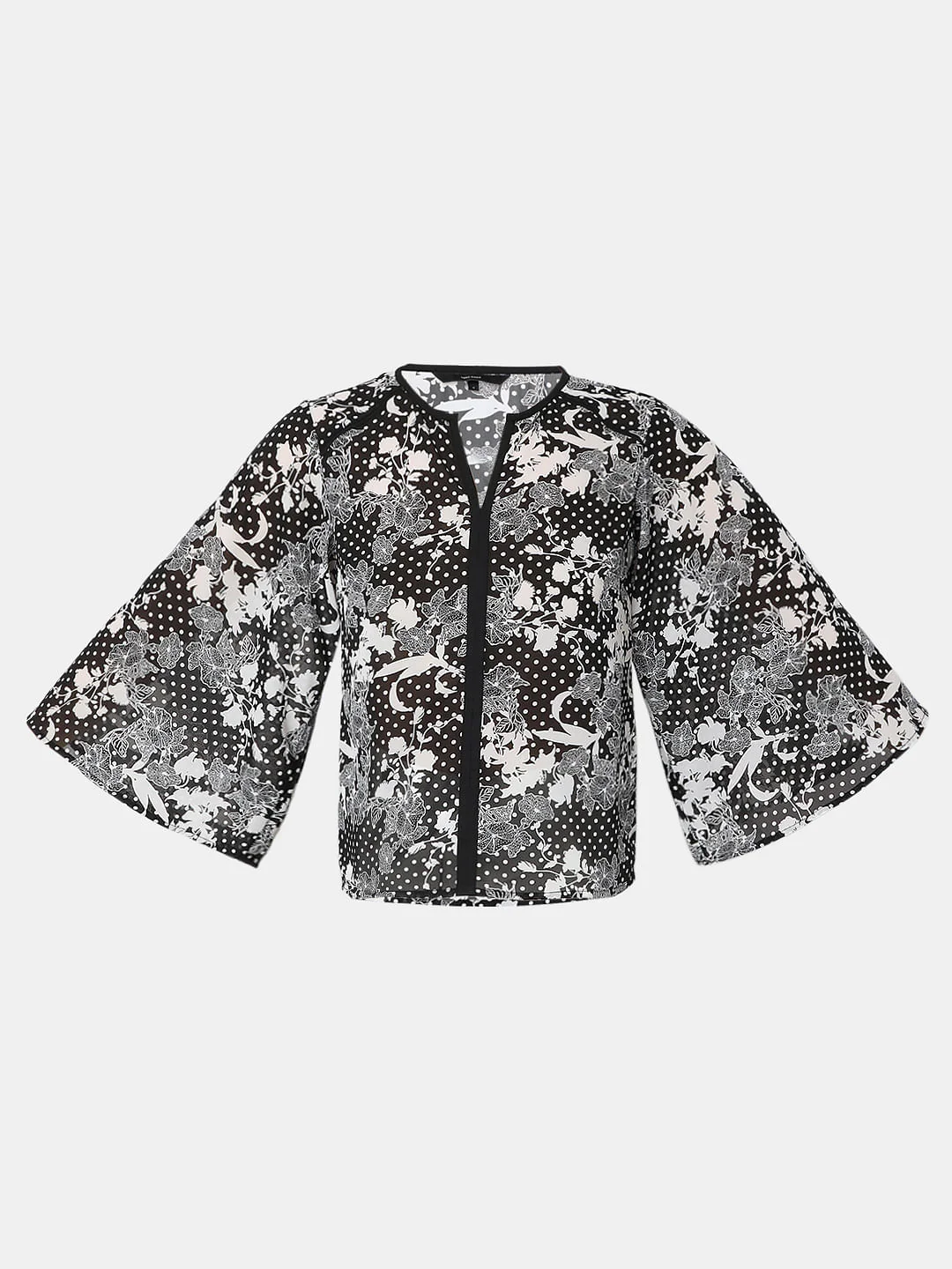 Black Floral Top - Image 7
