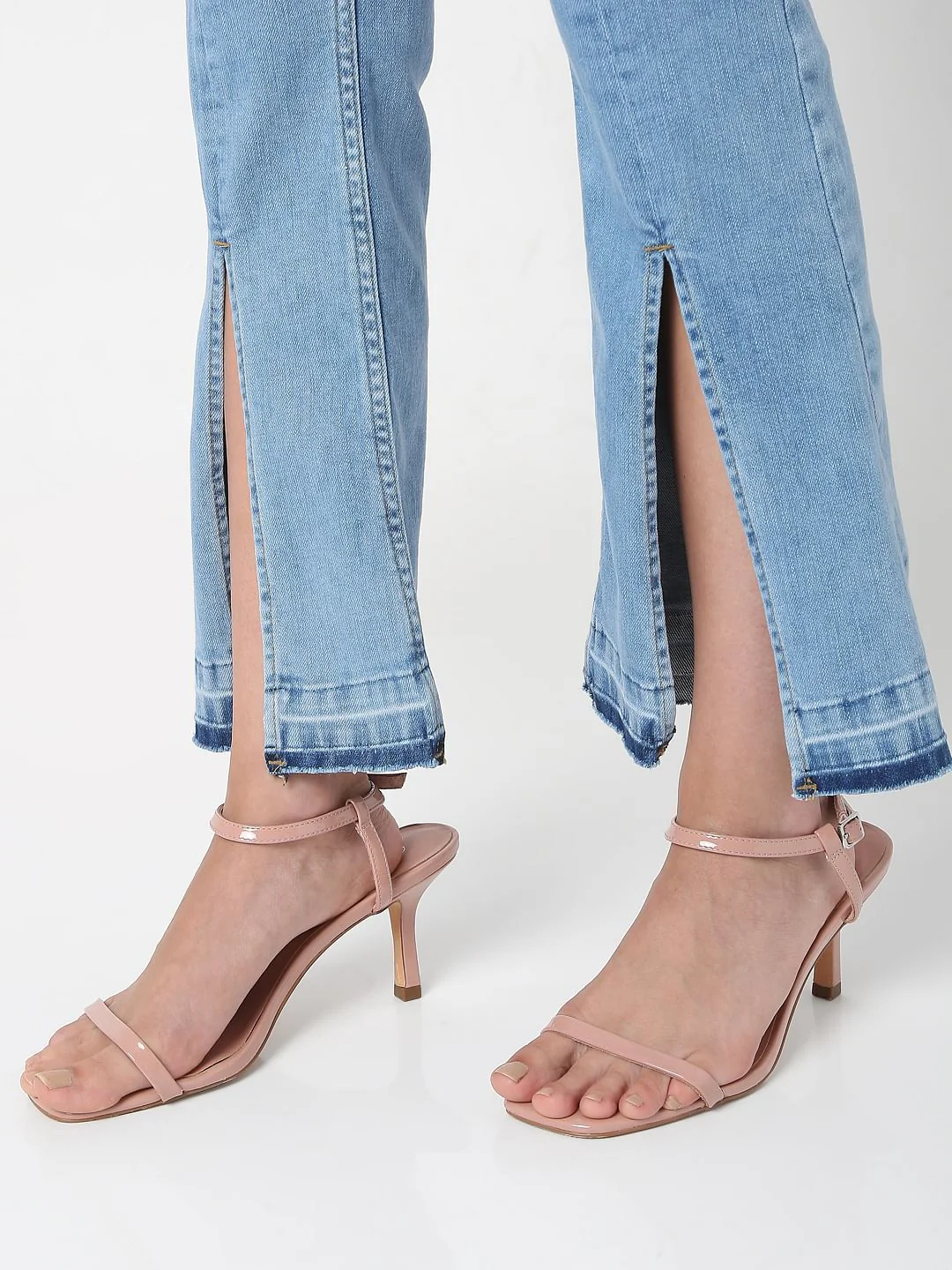 Blue Mid Rise Petra Bootcut Jeans - Image 5