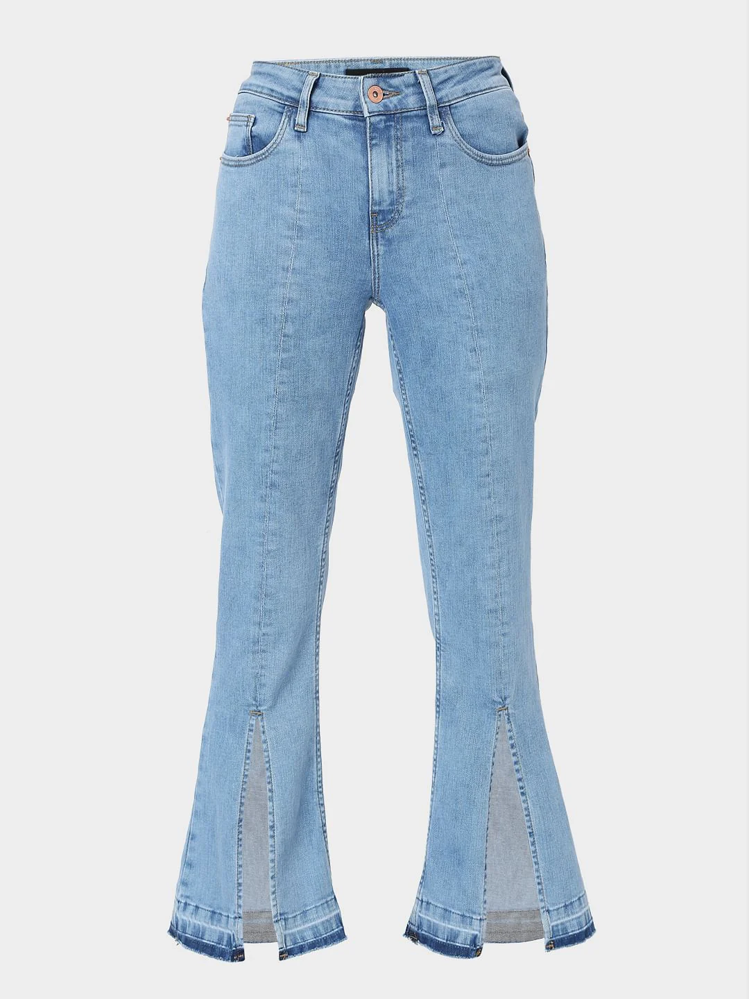 Blue Mid Rise Petra Bootcut Jeans - Image 7