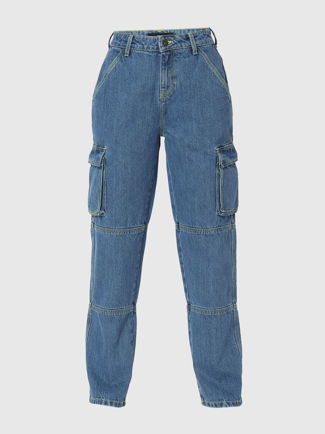 Blue Cargo Jeans - Image 7