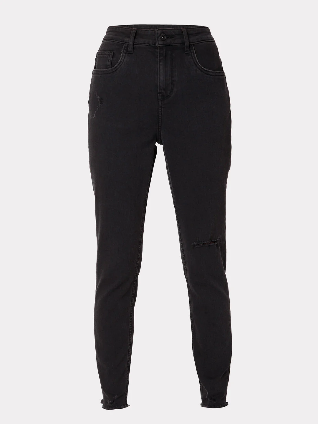 Black High Rise Wendy Skinny Jeans - Image 7