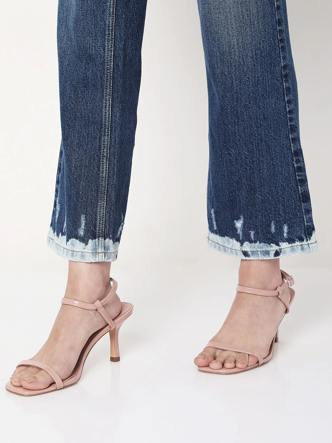 Blue Mid Rise Petra Bootcut Jeans - Image 5